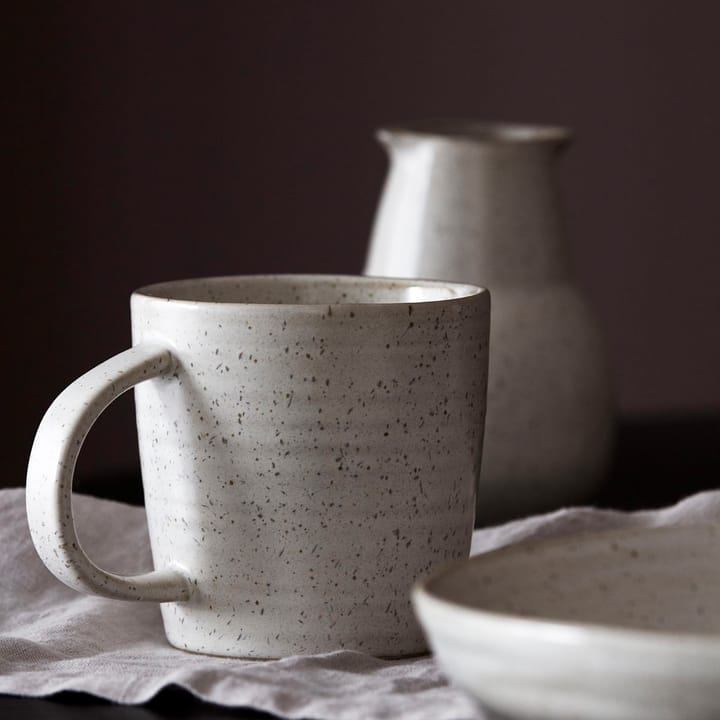 Taza Pion 38 cl, gris-blanco House Doctor