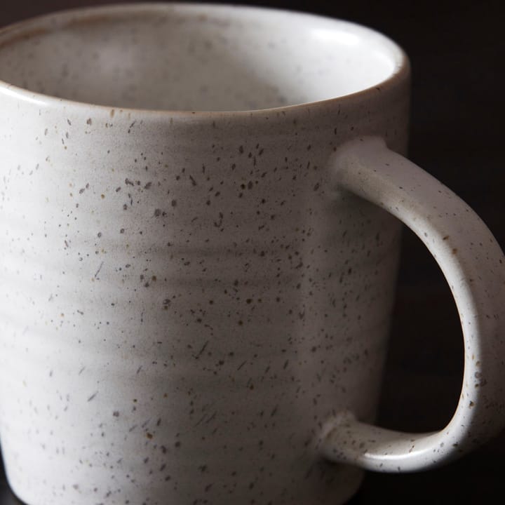 Taza Pion 38 cl, gris-blanco House Doctor