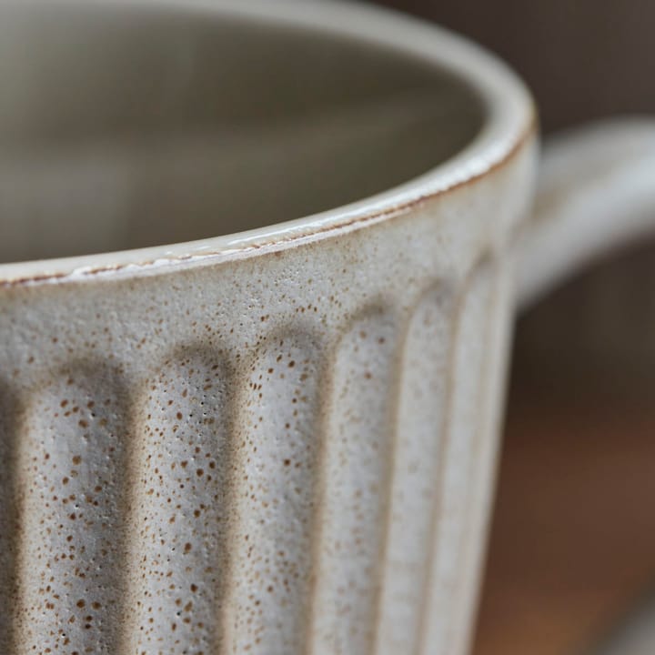 Taza Pleat 30 cl, Gris-marrón House Doctor
