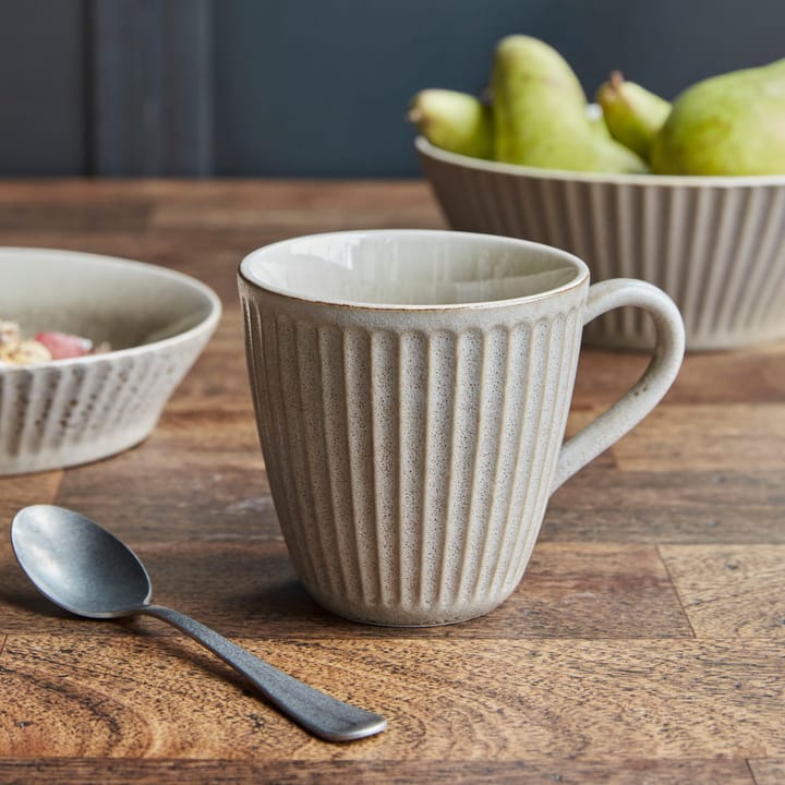 Taza Pleat 30 cl, Gris-marrón House Doctor