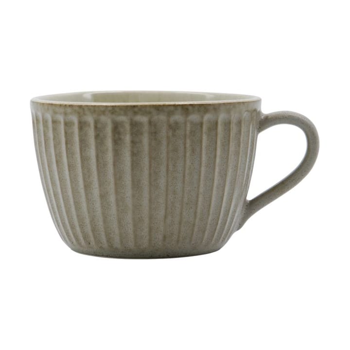 Taza Pleat 34 cl - Gris-marrón - House Doctor