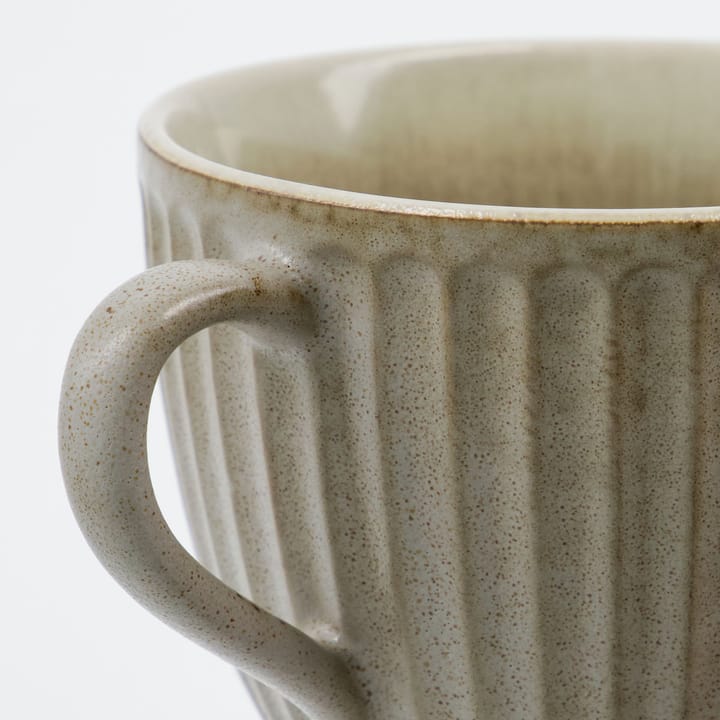 Taza Pleat 34 cl, Gris-marrón House Doctor