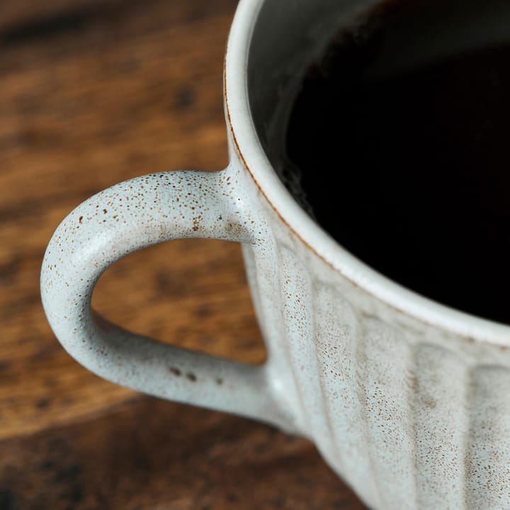 Taza Pleat 34 cl, Gris-marrón House Doctor