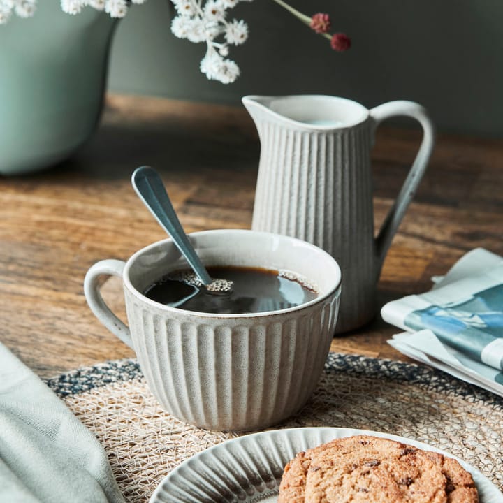 Taza Pleat 34 cl, Gris-marrón House Doctor