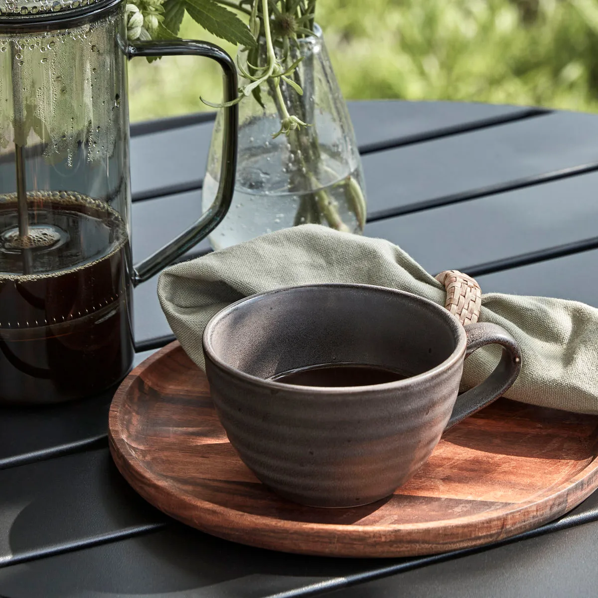 Taza Rustic 30 cl, Gris oscuro House Doctor