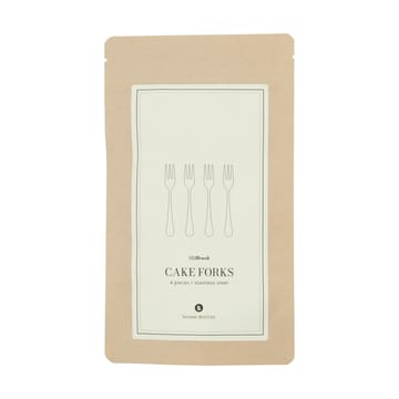 Tenedor Brush 4-pack - Silver finish - House Doctor