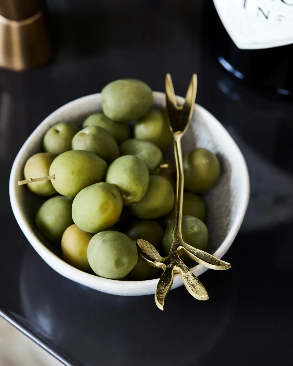 Tenedor de servir Serve 4-pack, Oro antiguo House Doctor