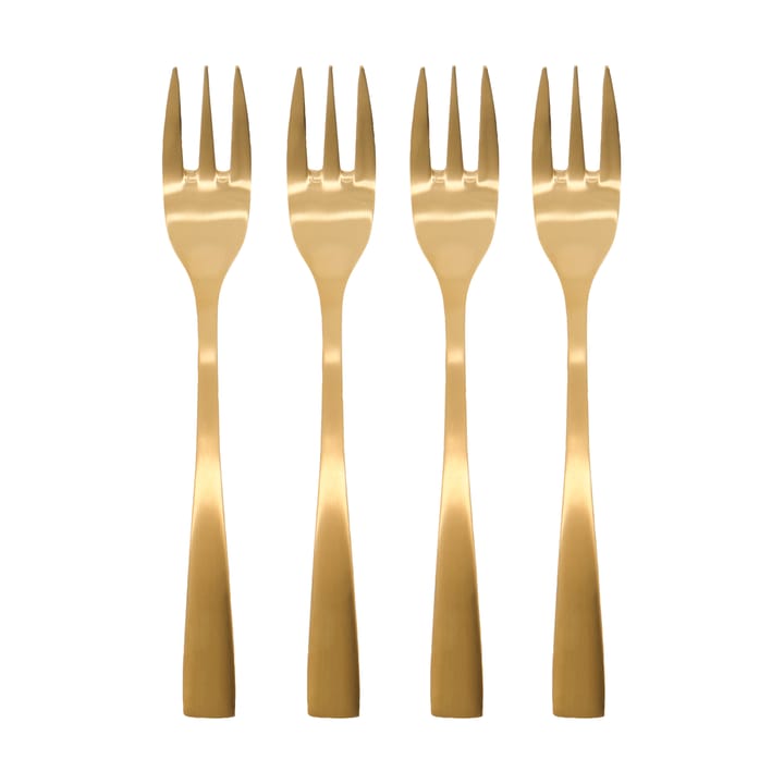 Tenedor Golden 4-pack, Dorado House Doctor