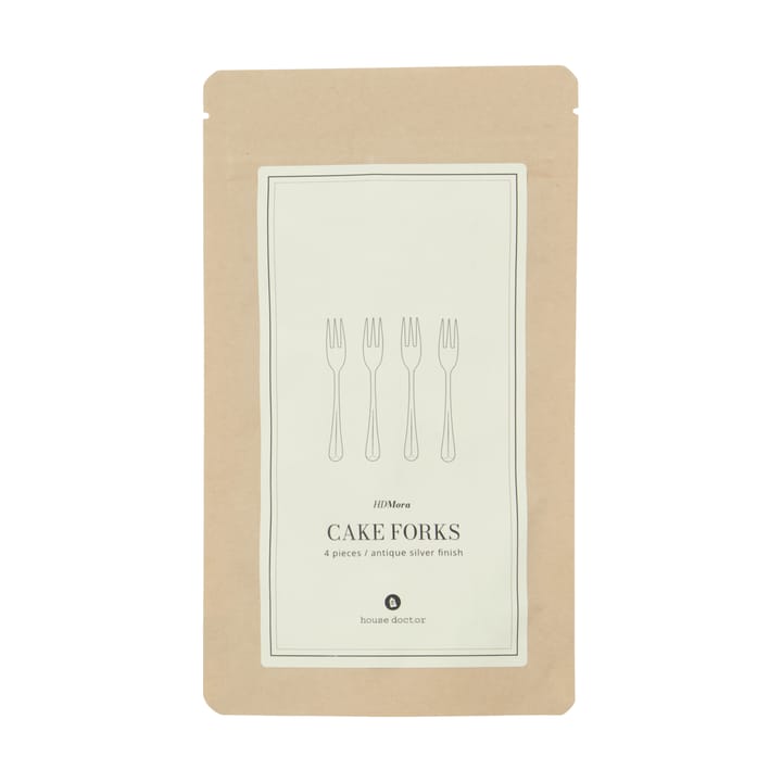 Tenedor Mora 4-pack, Silver finish House Doctor