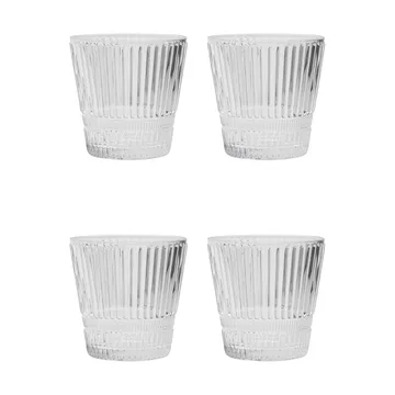 Vasos de agua Slots, pack de 4 - Transparente - House Doctor