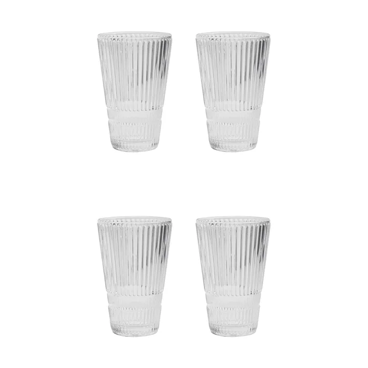 Vasos de cerveza Slots, pack de 4 - Transparente - House Doctor