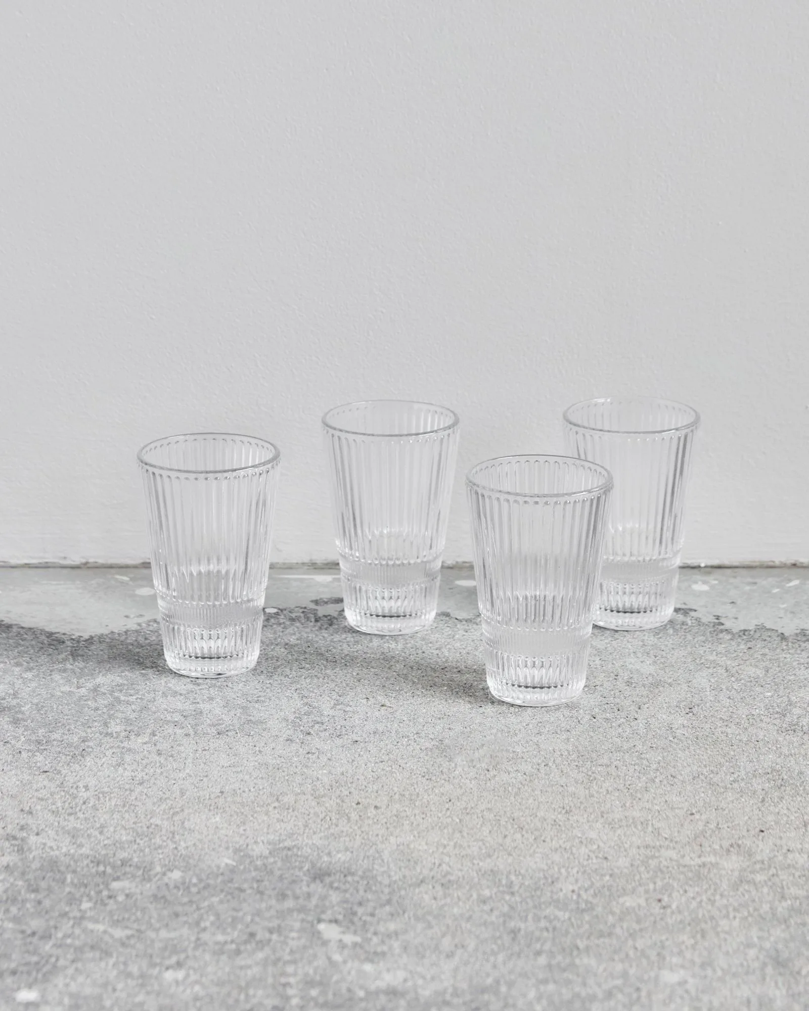 Vasos de cerveza Slots, pack de 4, Transparente House Doctor