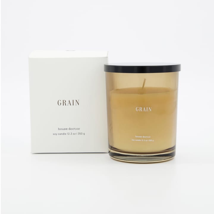 Vela perfumada Grain 50 horas - marrón - House Doctor