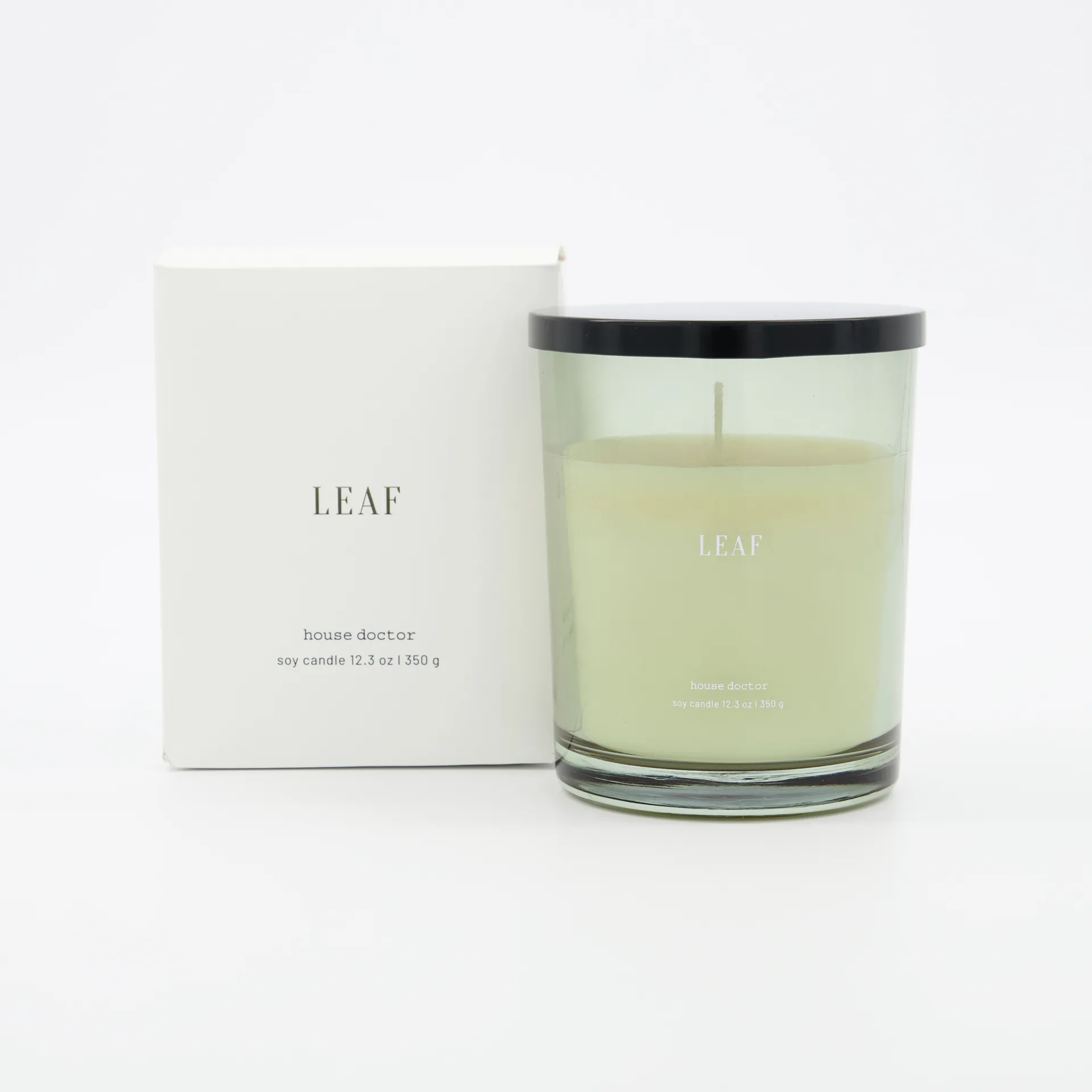 Vela perfumada Leaf 50 horas, verde House Doctor