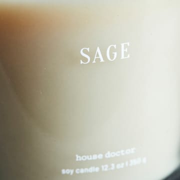 Vela perfumada Sage 50 horas - azul - House Doctor