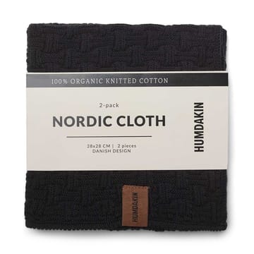 2 Bayetas Humdakin Nordic 28x28 cm - Coal - Humdakin
