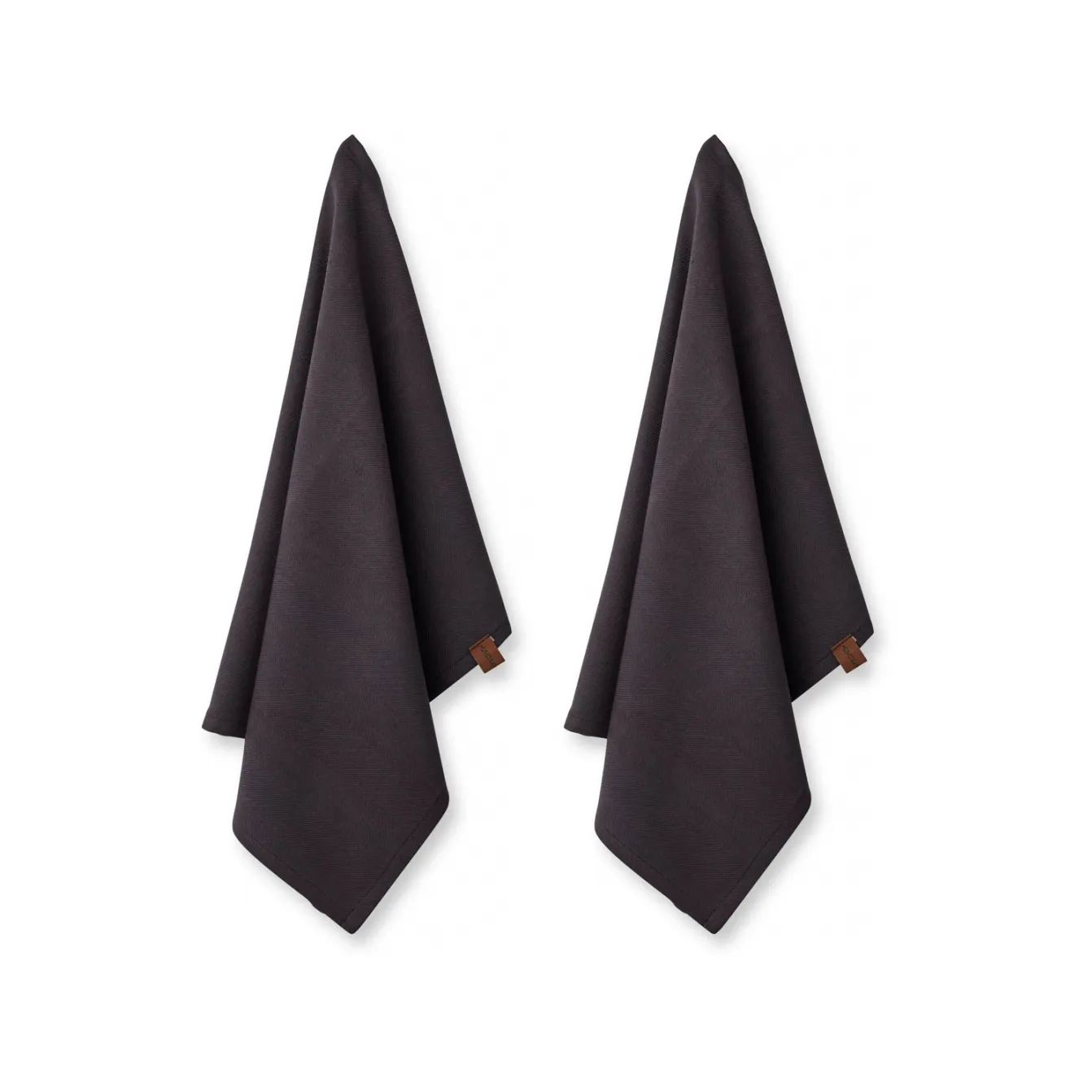 2 Paños de cocina ecológico Humdakin 45x70 cm, Coal  Humdakin