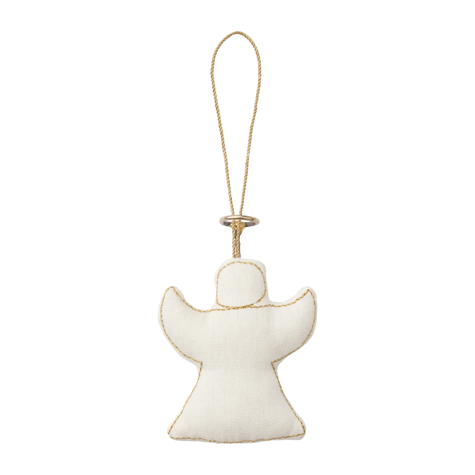 Adorno navideño de algodón Humdakin Angel, Off white/gold Humdakin