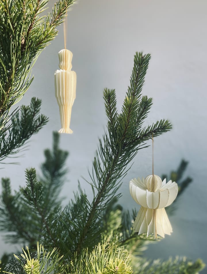 Adorno navideño Humdakin 3 unidades, Off white/gold Humdakin
