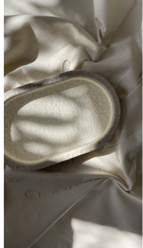 Bandeja ovalada Humdakin Sandstone 15x25 cm, Natural Humdakin