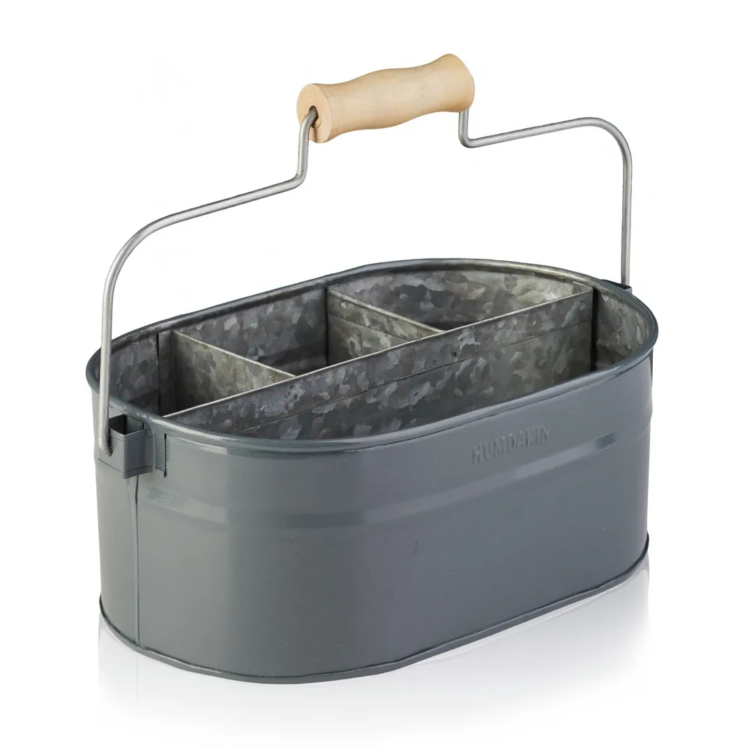 Caja Humdakin System bucket 30x19 cm, Grey Humdakin