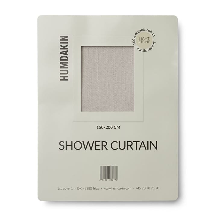 Cortina de baño Humdakin 150x200 cm, Light stone Humdakin