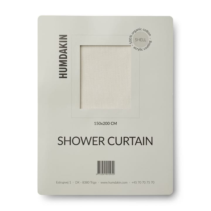 Cortina de baño Humdakin 150x200 cm, Shell Humdakin