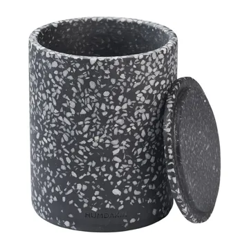 Jarrón con tapa Humdakin Terrazzo Ø10 cm - Black - Humdakin