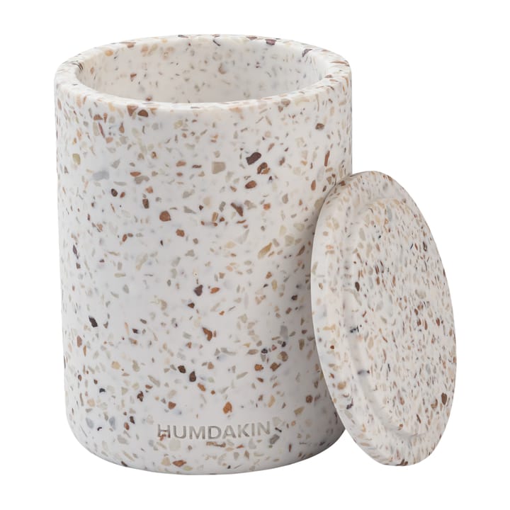 Jarrón con tapa Humdakin Terrazzo Ø10 cm - Red/Beige - Humdakin