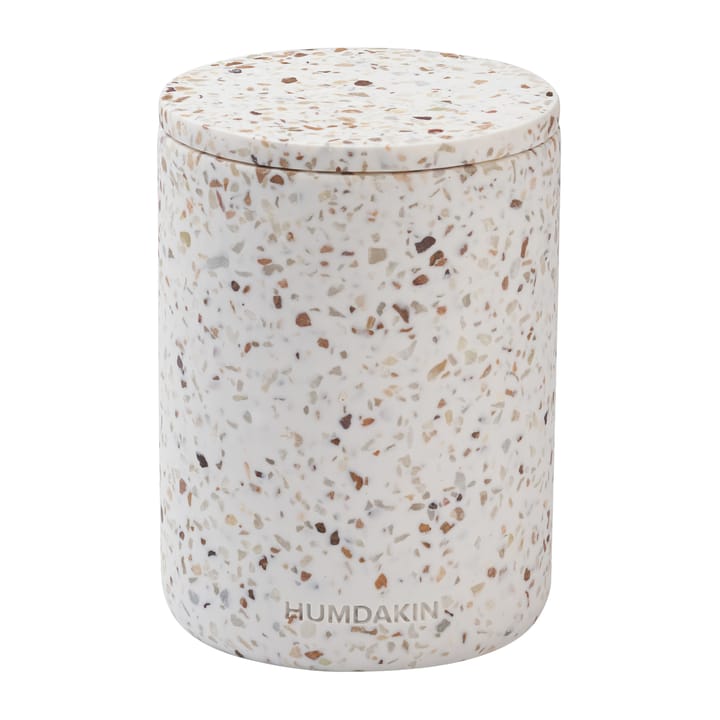 Jarrón con tapa Humdakin Terrazzo Ø10 cm - Red/Beige - Humdakin