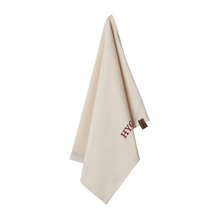 Paño de cocina Humdakin Embroidered, Off white/Red Humdakin