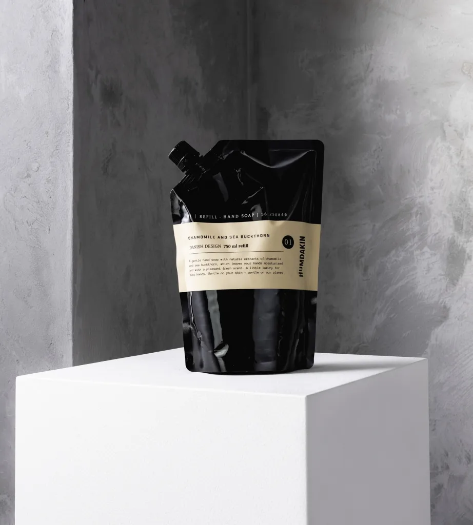 Relleno para jabón de manos Humdakin 750 ml, Chamomille & sea buckthorn Humdakin