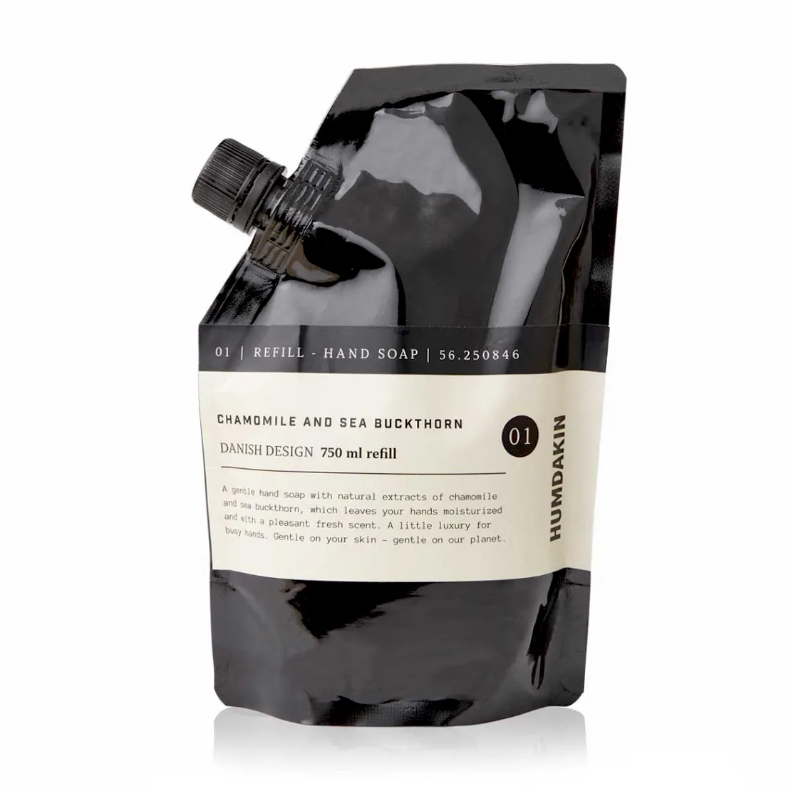 Relleno para jabón de manos Humdakin 750 ml, Chamomille & sea buckthorn Humdakin