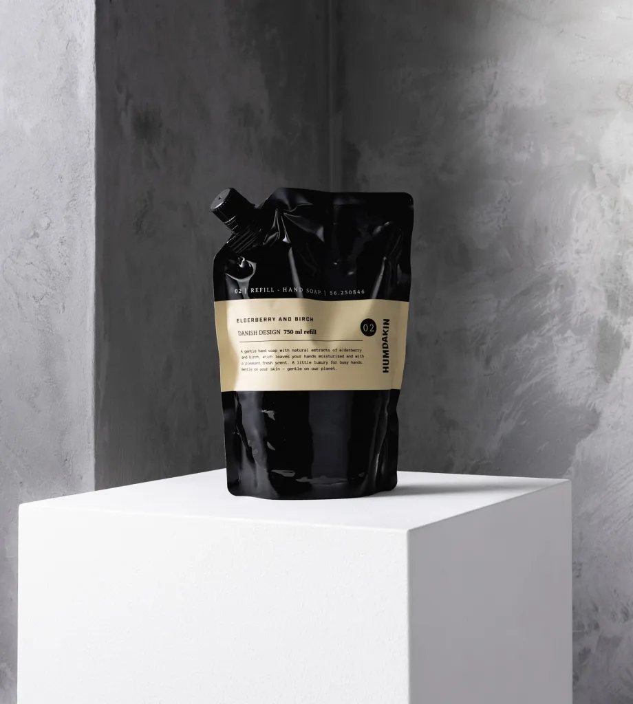 Relleno para jabón de manos Humdakin 750 ml, Elderberry & birch Humdakin