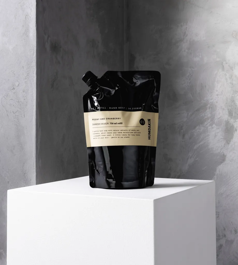 Relleno para jabón de manos Humdakin 750 ml, Peony & cranberry Humdakin