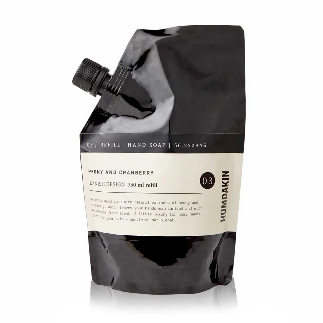 Relleno para jabón de manos Humdakin 750 ml, Peony & cranberry Humdakin