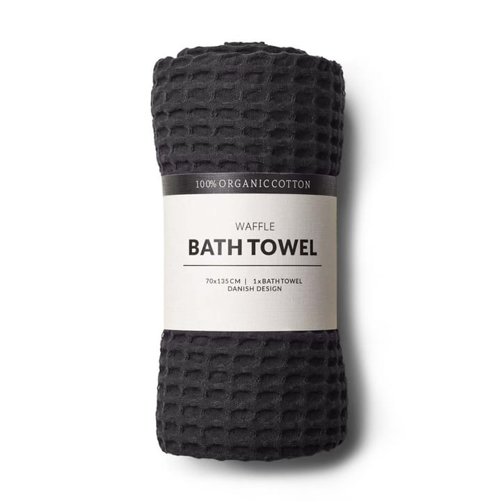Toalla de baño Humdakin Waffle 70x135 cm, Coal Humdakin