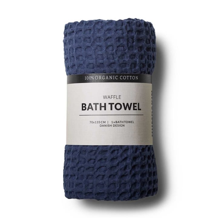 Toalla de baño Humdakin Waffle 70x135 cm, Sea blue Humdakin