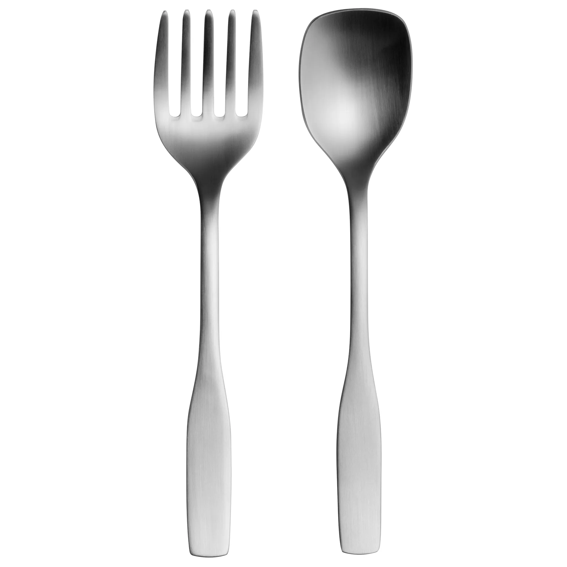 2 Cubiertos de servir Citterio 98, acero inoxidable mate Iittala