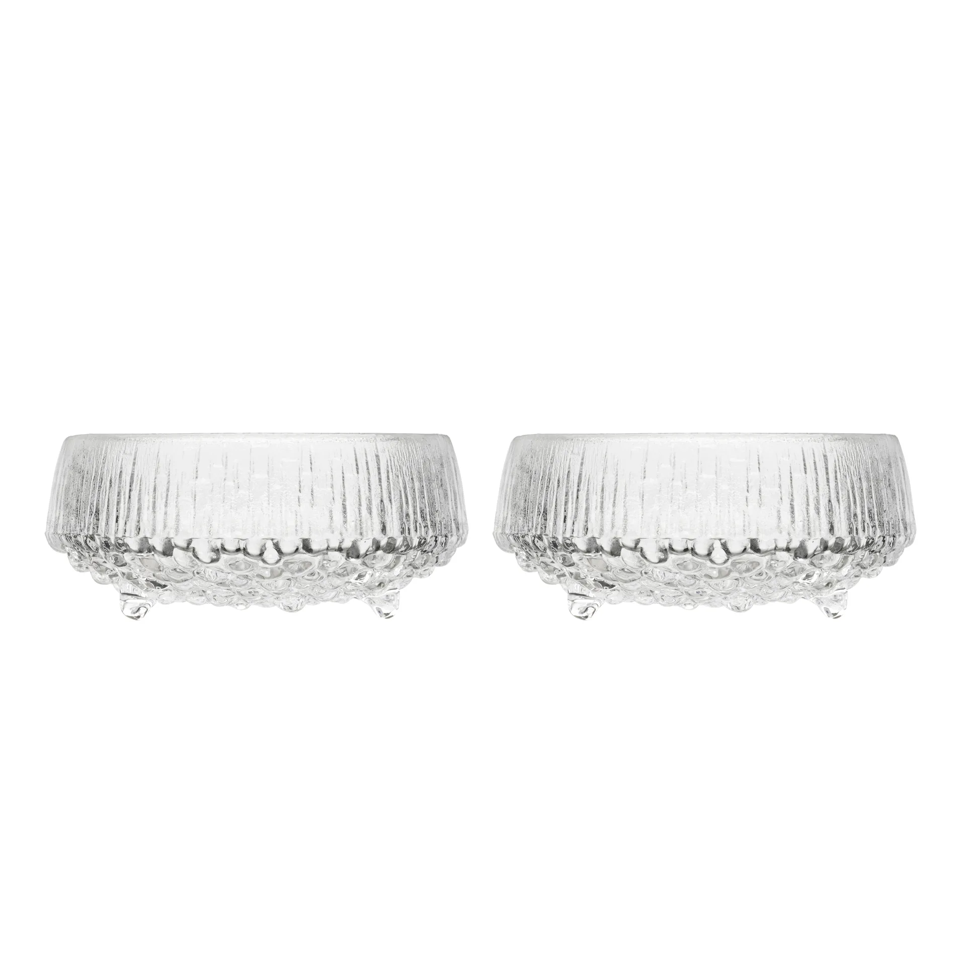 2 Cuencos Ultima Thule pequeños, tranparente Iittala