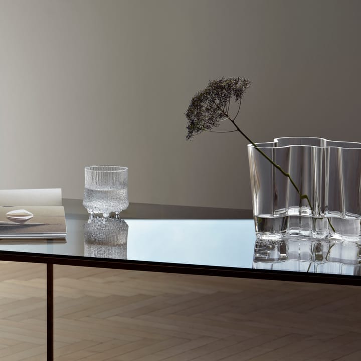 2 Jarrones Alvar Aalto, transparente Iittala