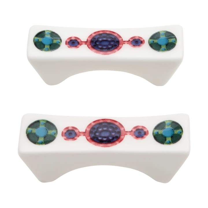 2 Soportes para palillos Taika Sato, Blanco-multicolor Iittala