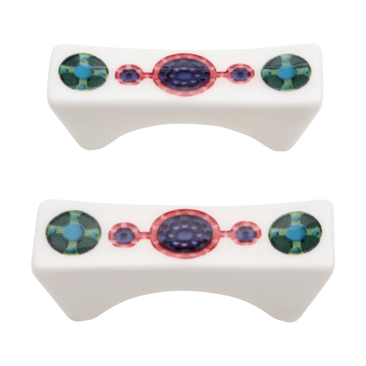 2 Soportes para palillos Taika Sato - Blanco-multicolor - Iittala