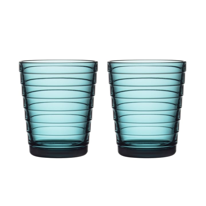 2 vasos Aino Aalto 22 cl - azul mar - Iittala