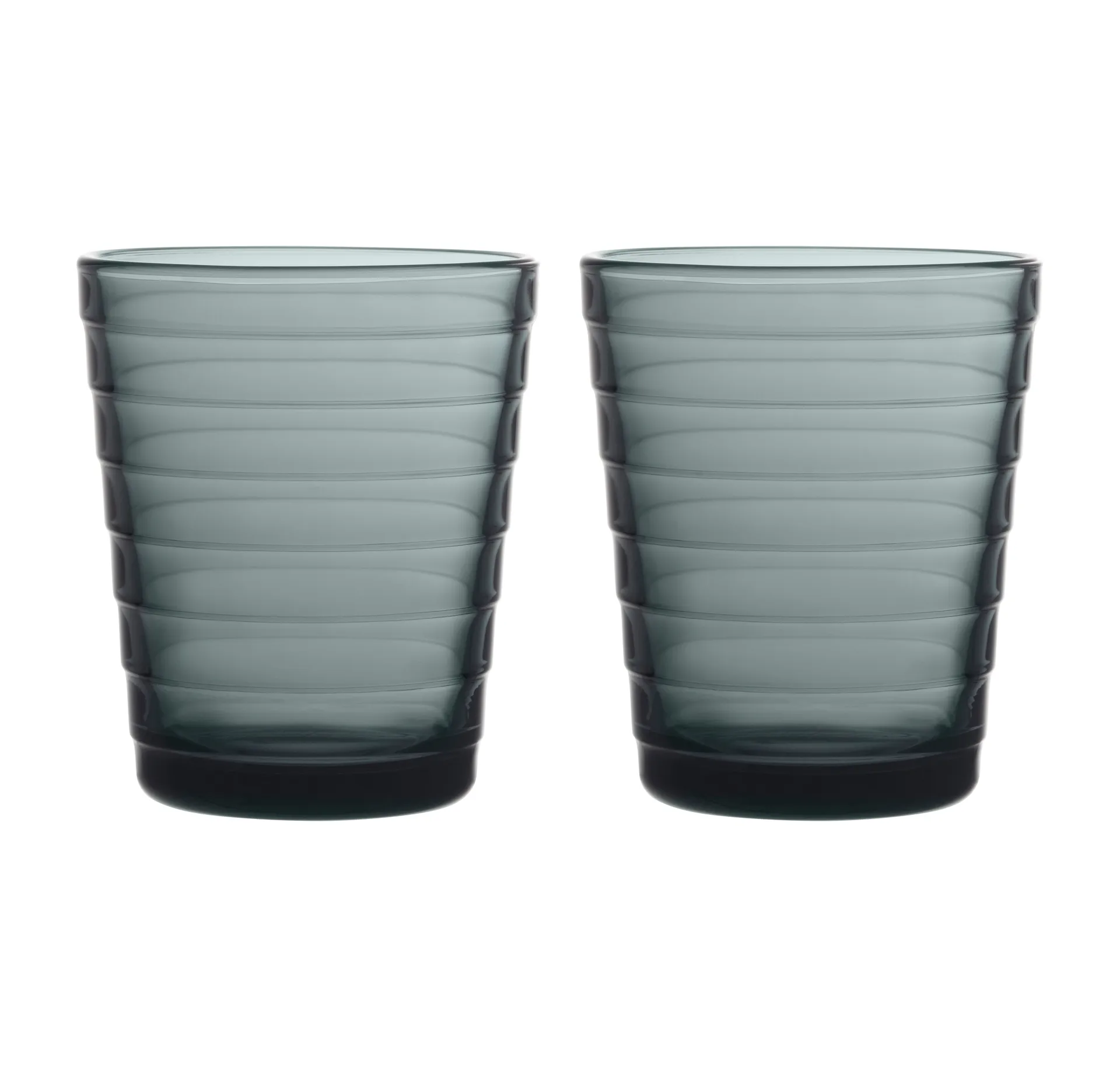 2 vasos Aino Aalto 22 cl, gris oscuro Iittala