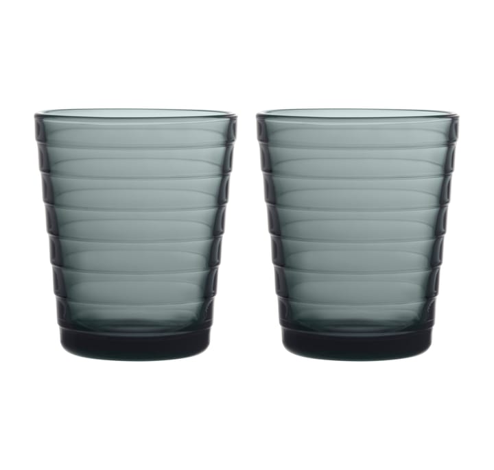 2 vasos Aino Aalto 22 cl - gris oscuro - Iittala