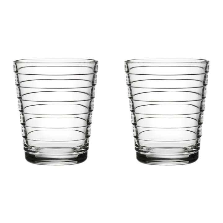 2 vasos Aino Aalto 22 cl - transparente - Iittala