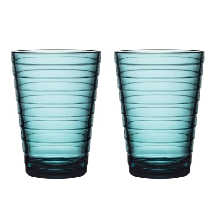 2 vasos Aino Aalto 33 cl - azul mar - Iittala