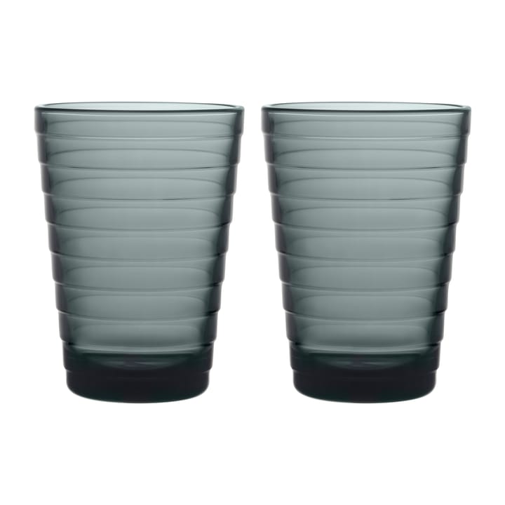 2 vasos Aino Aalto 33 cl - gris oscuro - Iittala