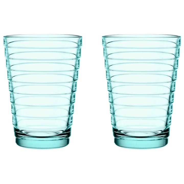 2 vasos Aino Aalto 33 cl - verde azulado - Iittala